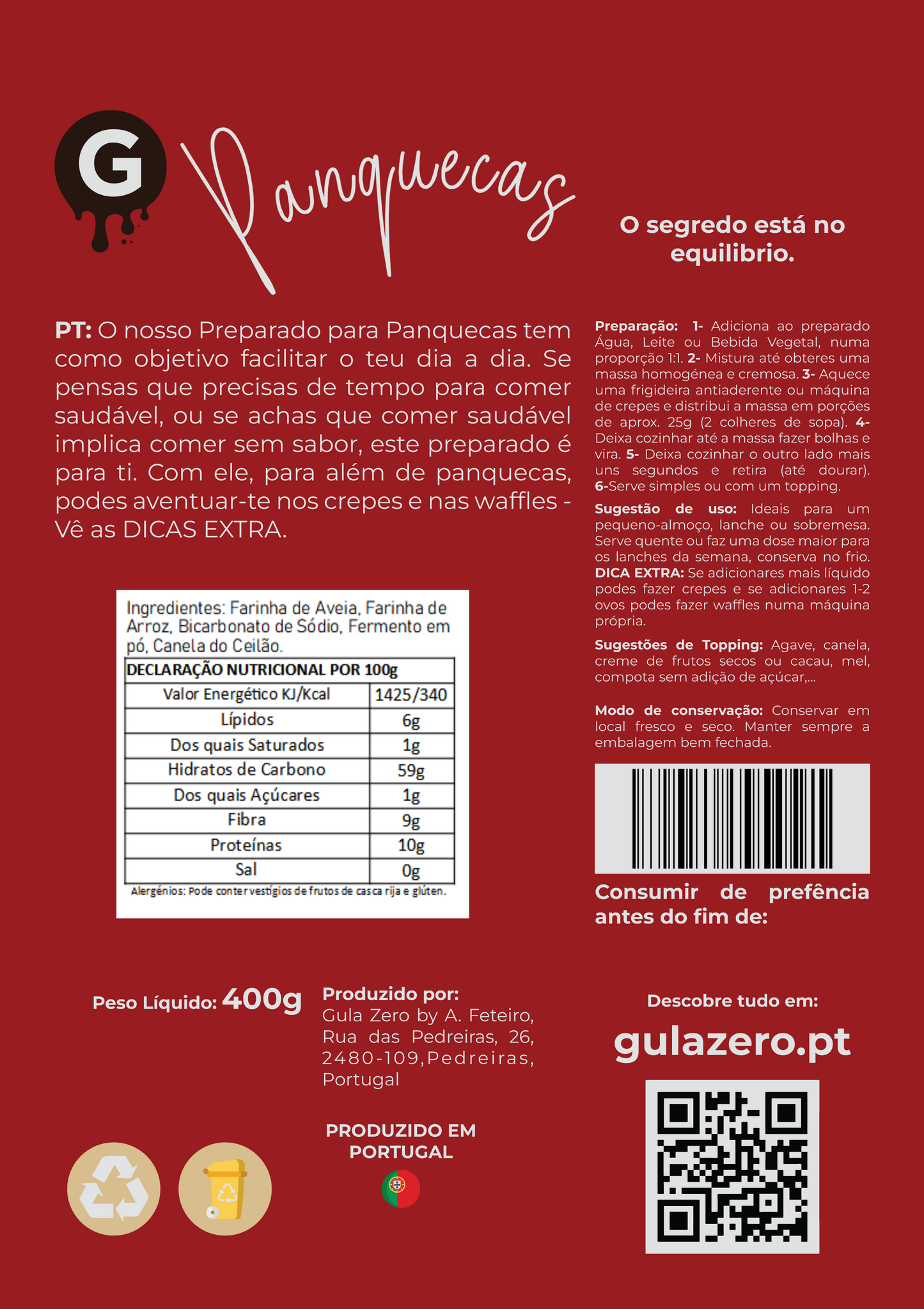 Preparado para Panquecas